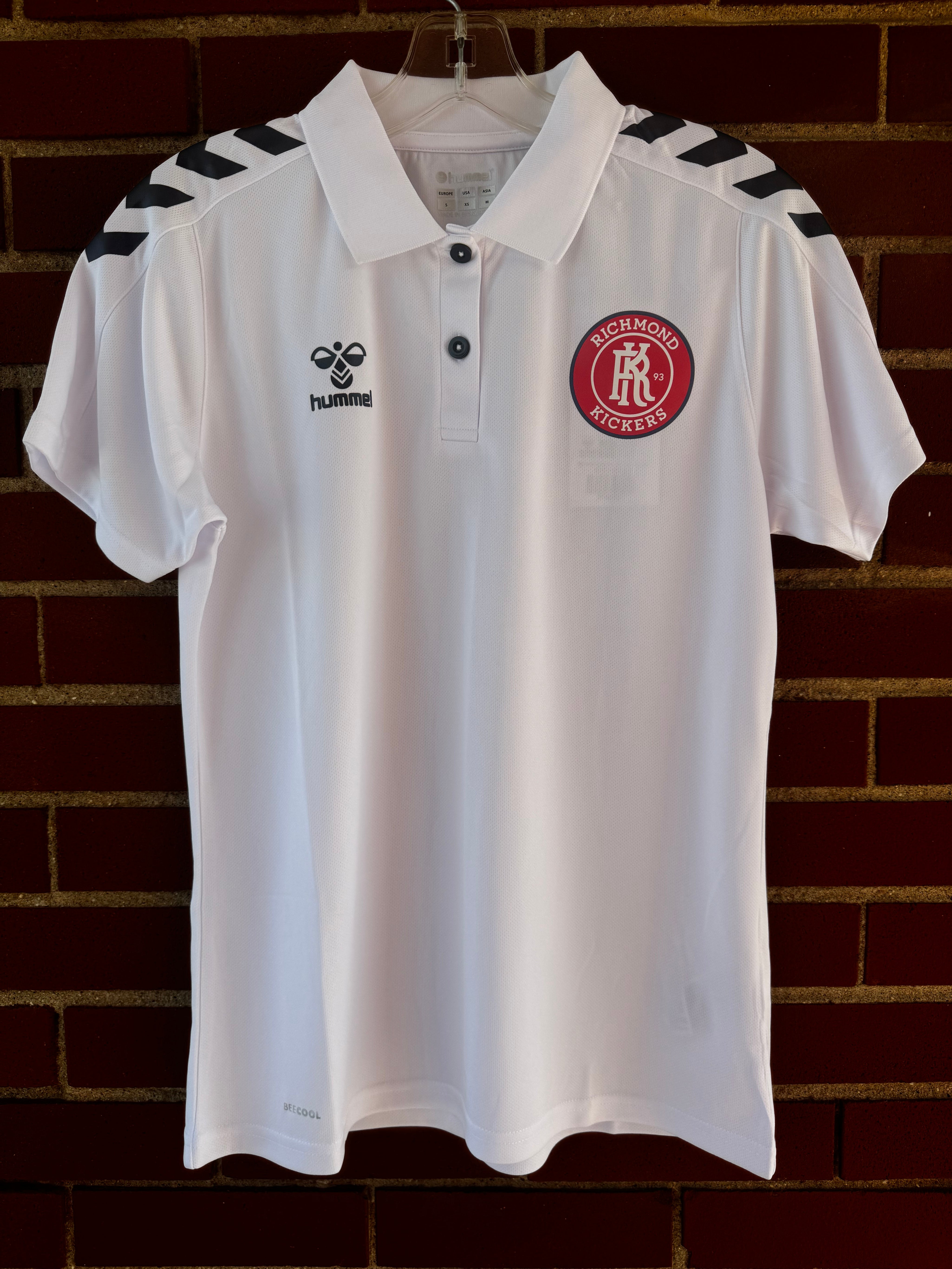 Men's White Hummel Polo - Kickers