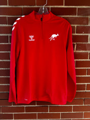 Women's Red 1/4 Zip - Hummel