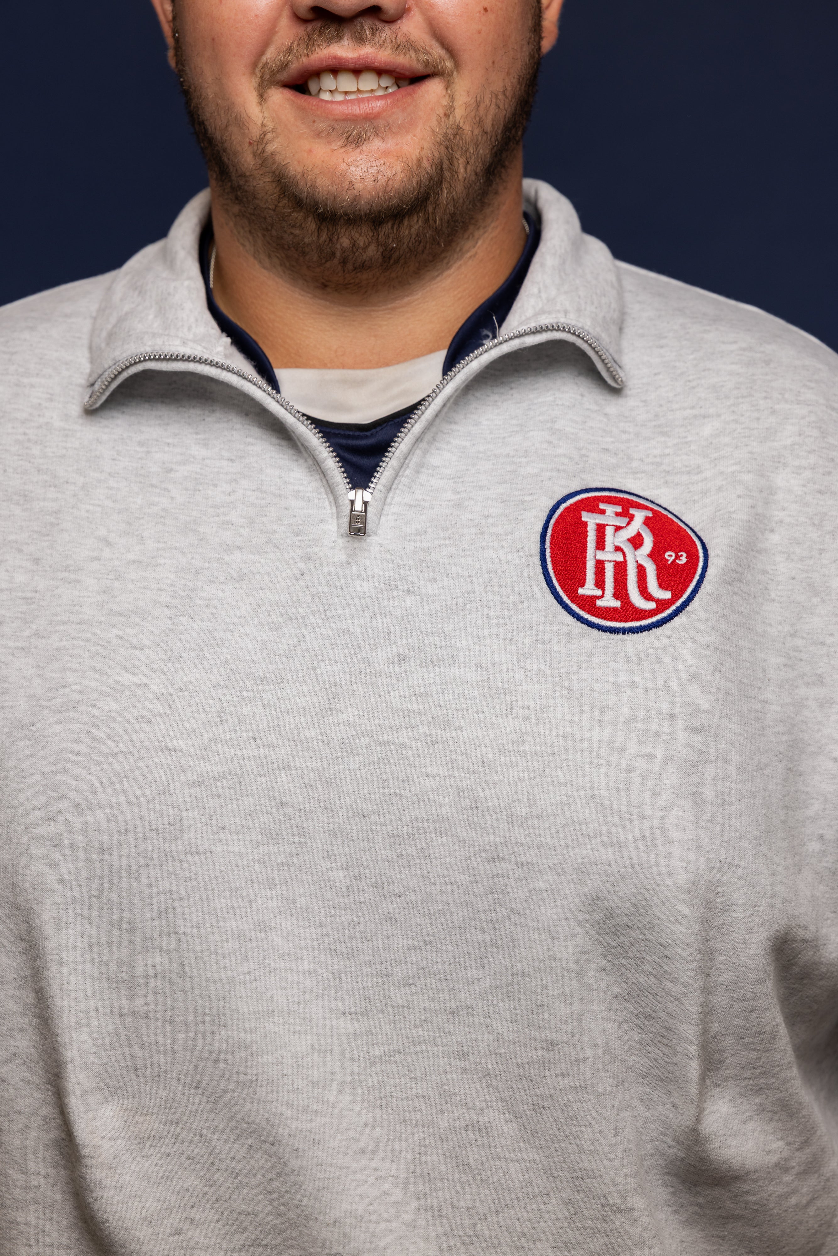 Kickers Grey Fleece 1/4 Zip