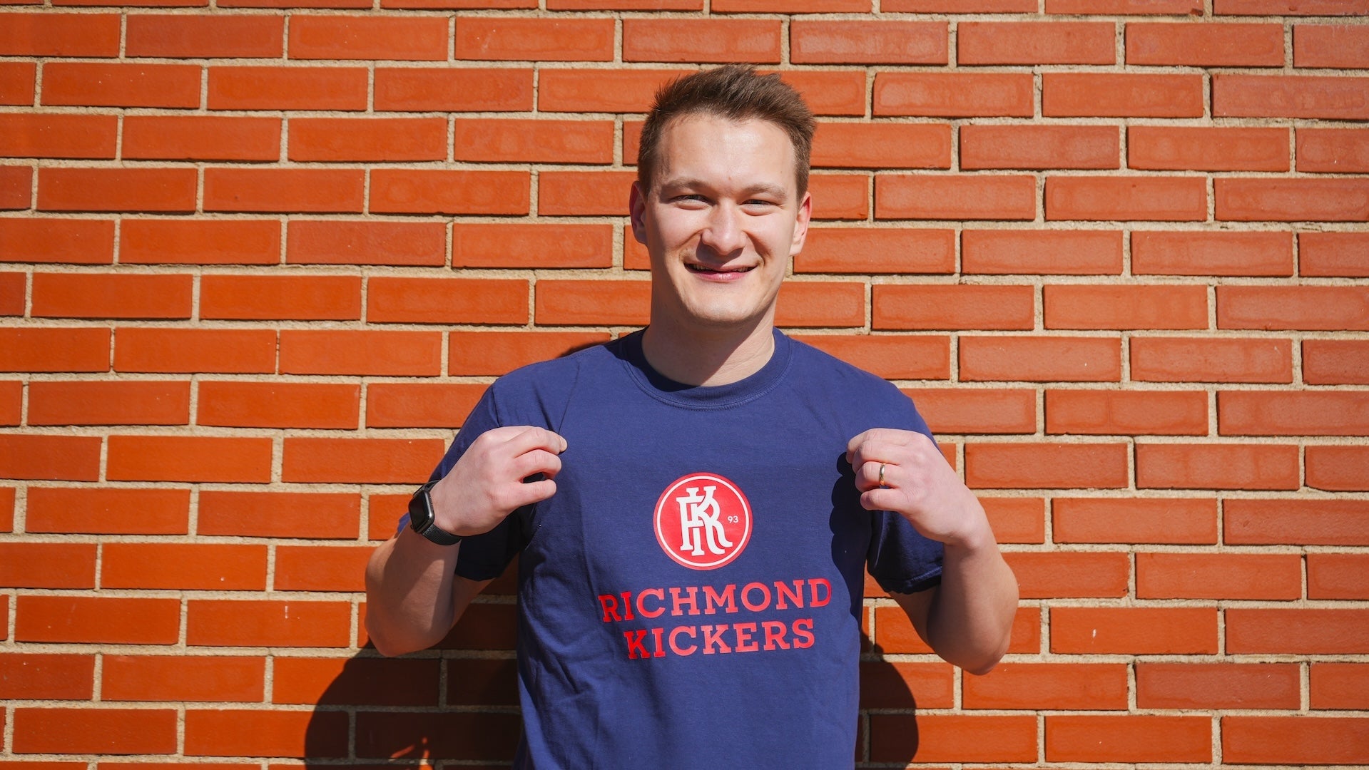 Toddler Logo & Wordmark Navy Tee