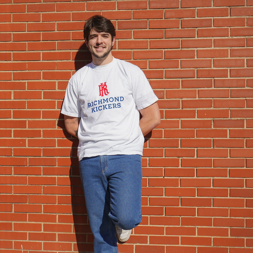 Adult RK & Wordmark White Tee
