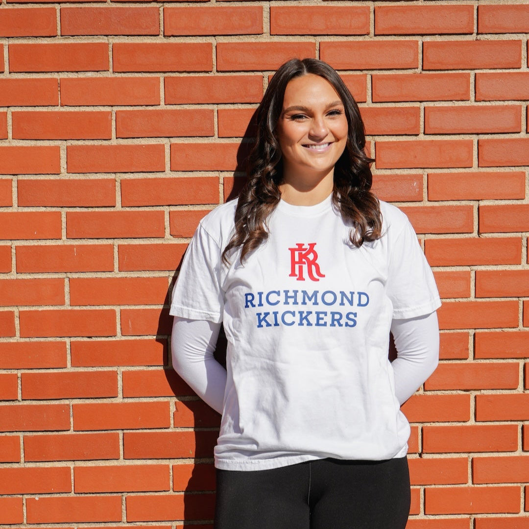 Adult RK & Wordmark White Tee