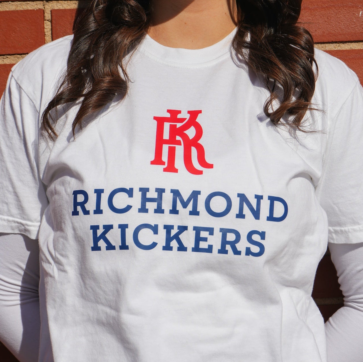 Adult RK & Wordmark White Tee