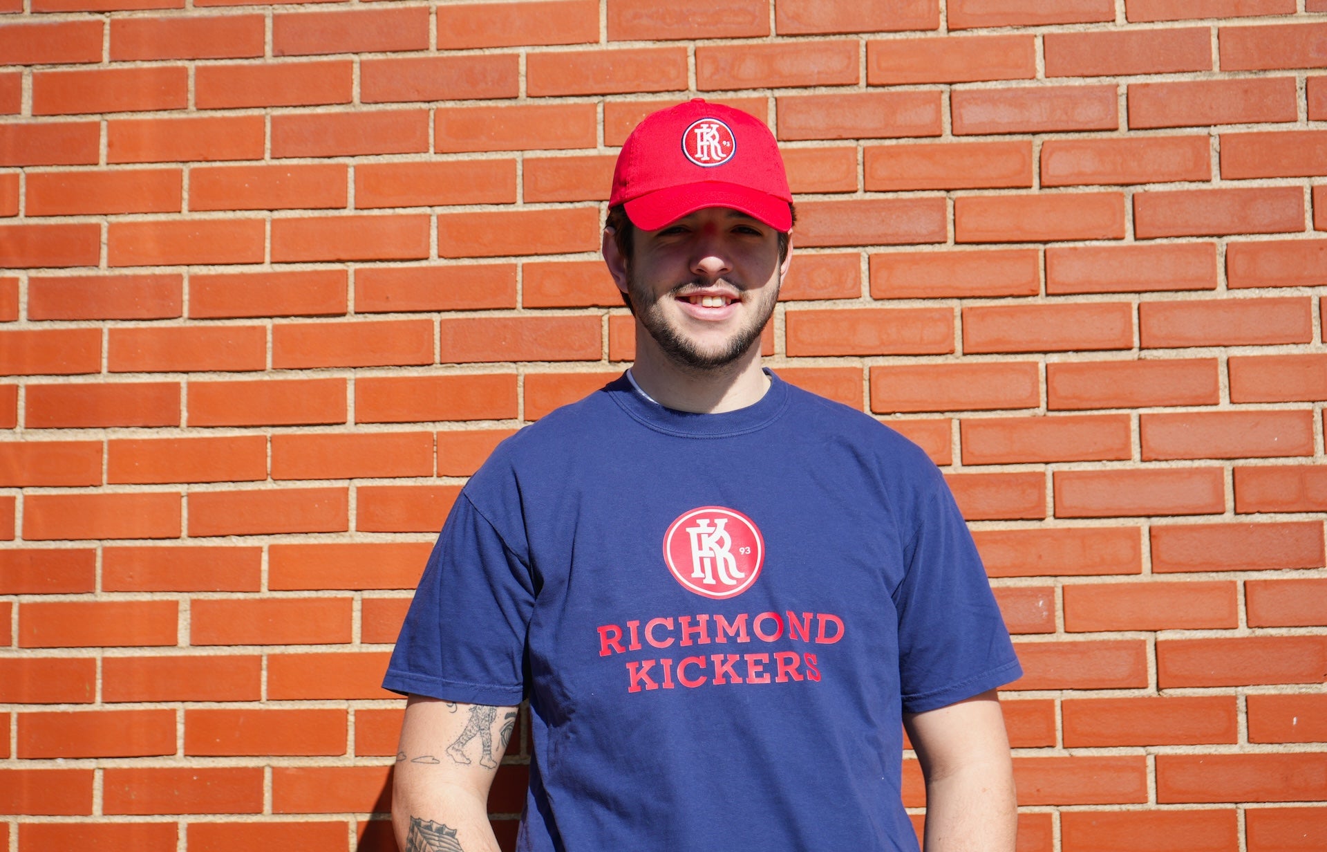 Toddler Logo & Wordmark Navy Tee