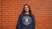 Youth Primary Logo Navy Crewneck