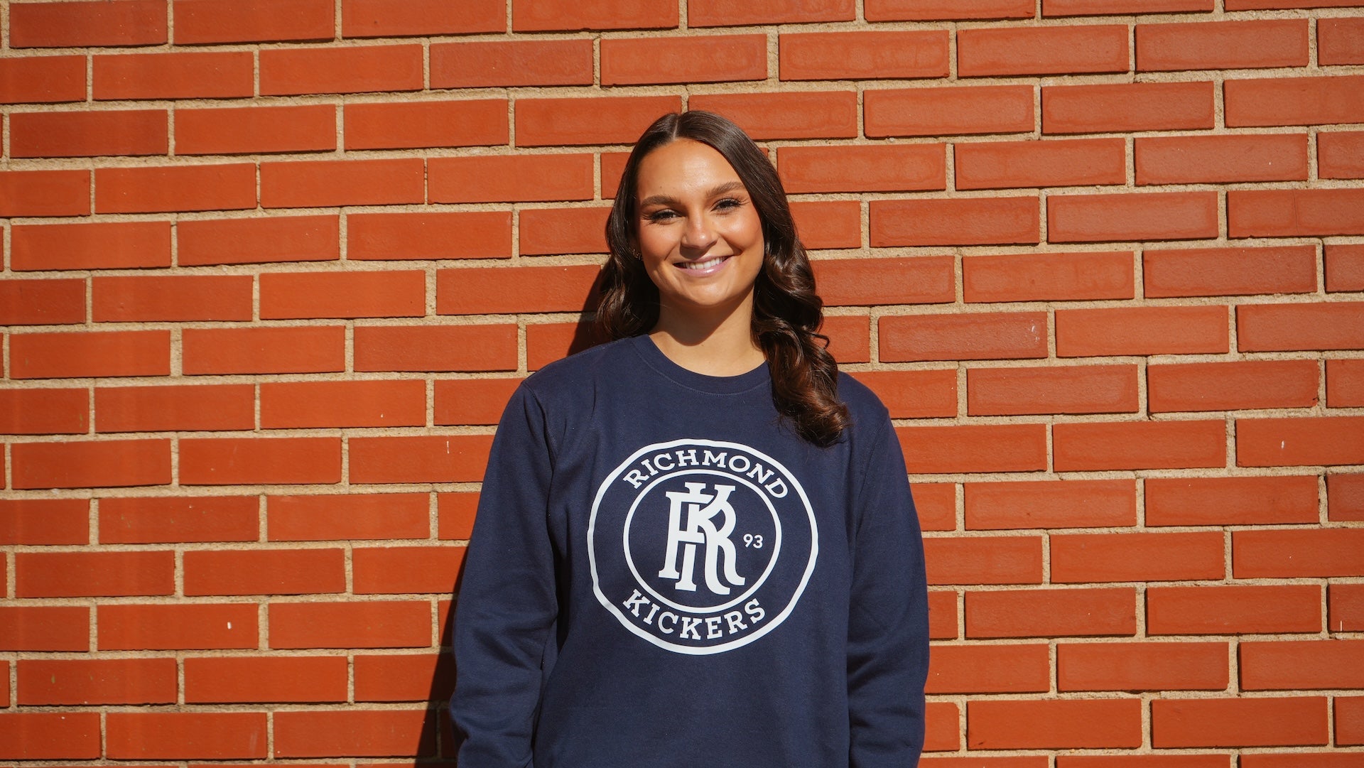 Adult Primary Logo Navy Crewneck