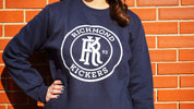 Adult Primary Logo Navy Crewneck