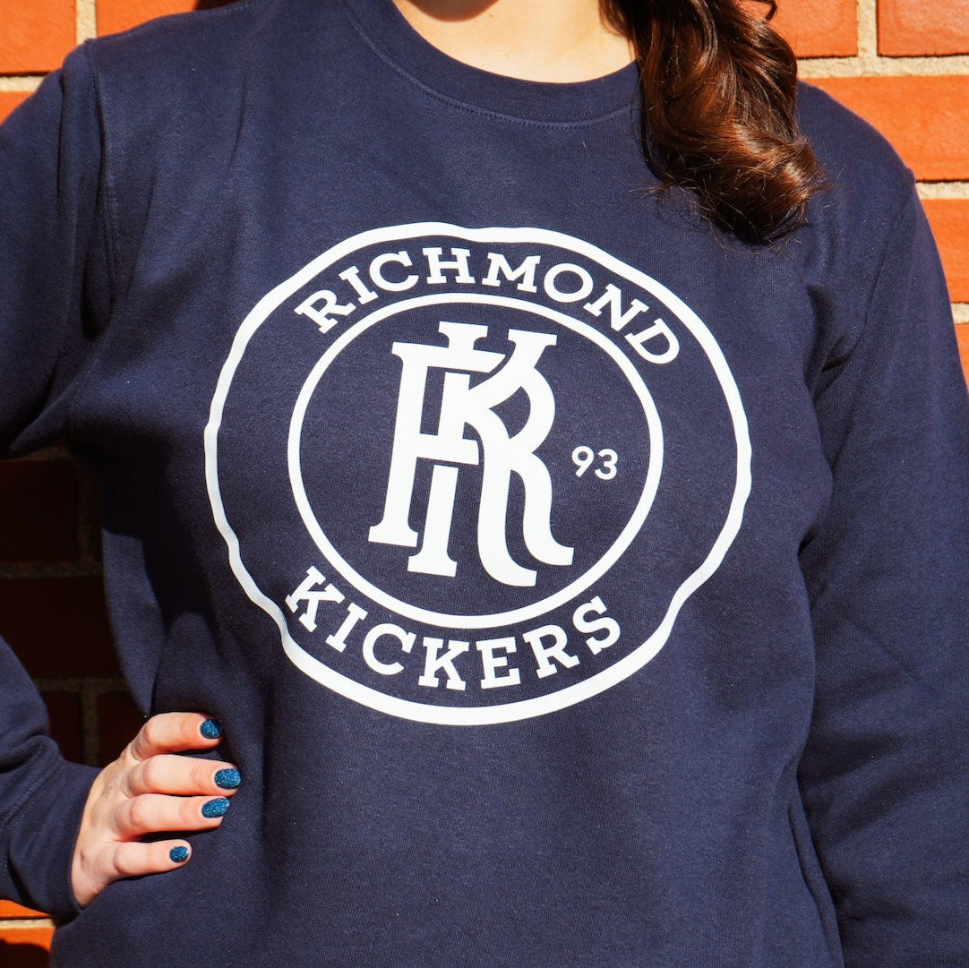 Toddler Primary Logo Navy Crewneck