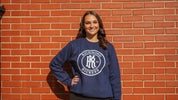 Adult Primary Logo Navy Crewneck