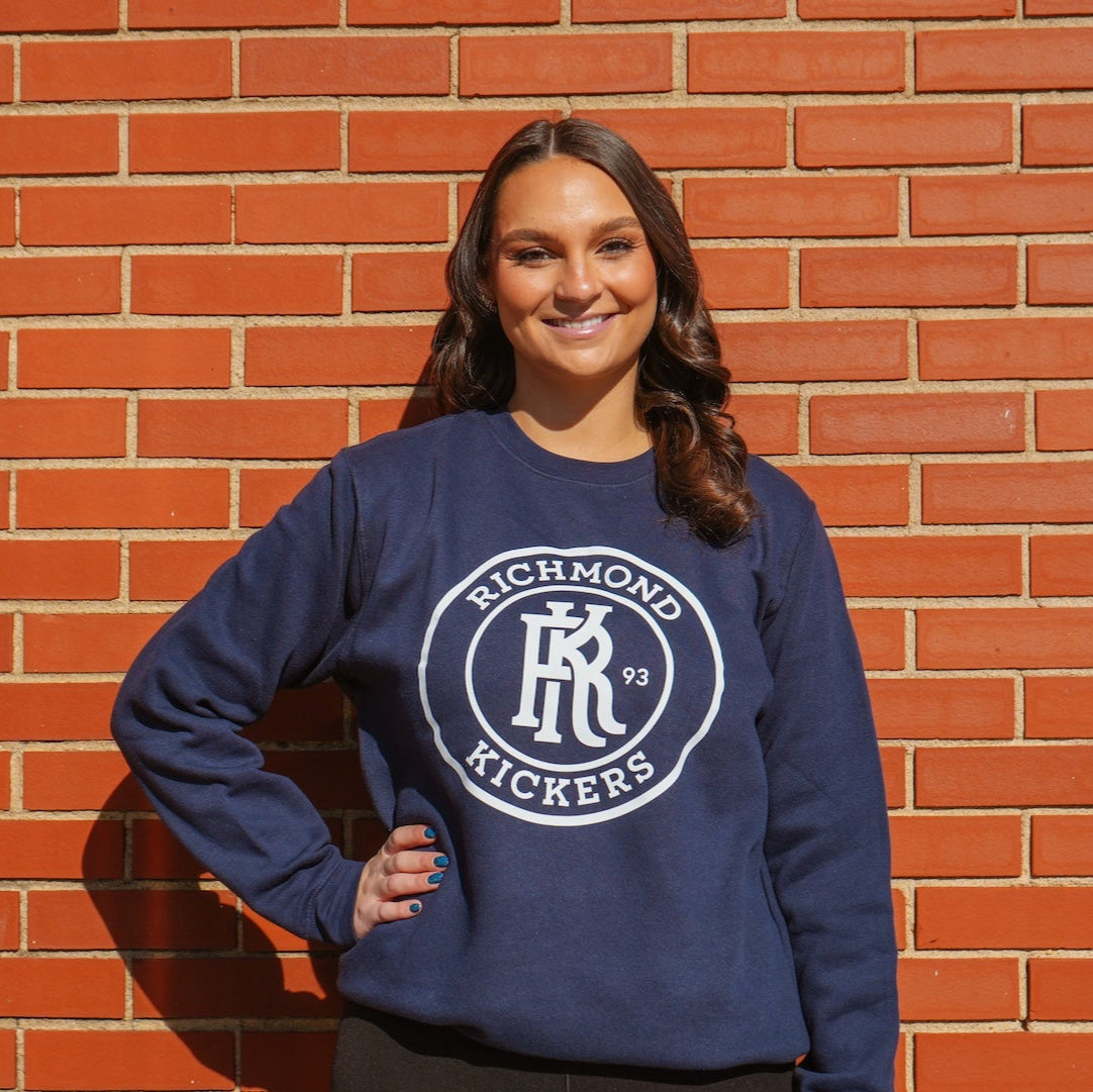 Toddler Primary Logo Navy Crewneck