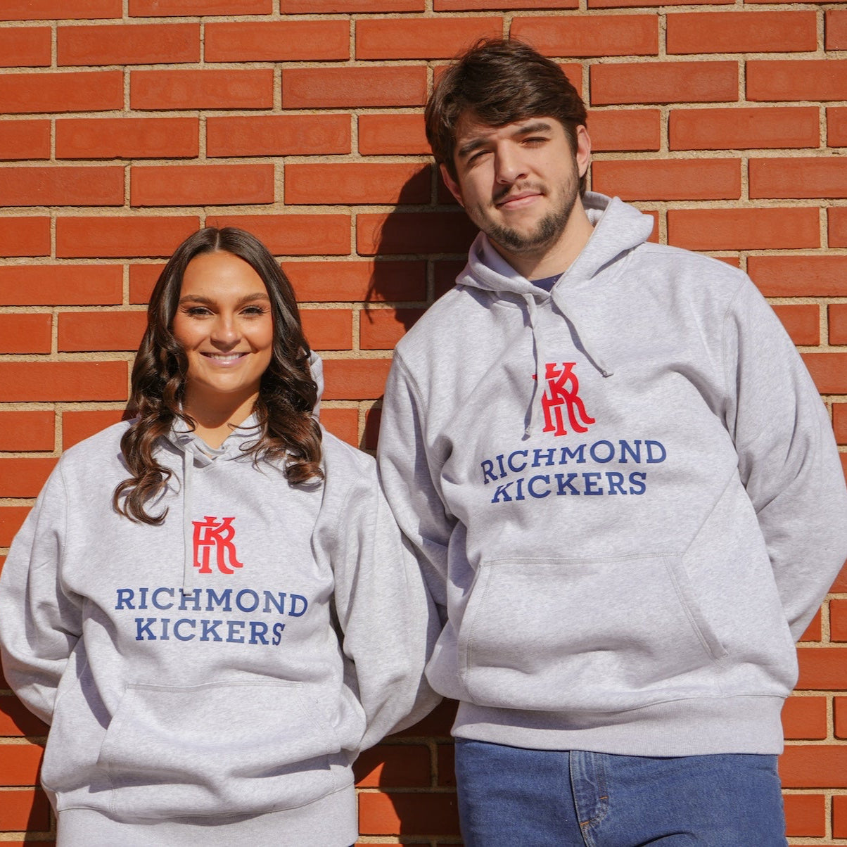Toddler RK & Wordmark Grey Hoodie