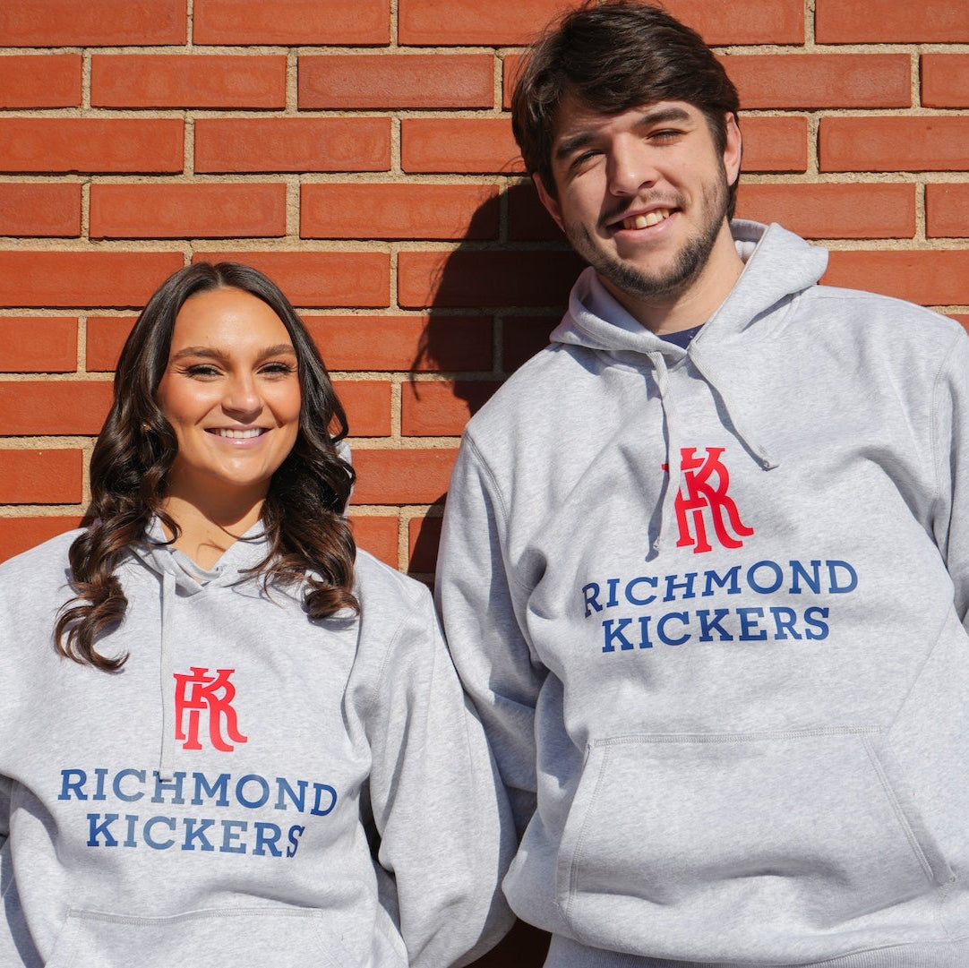 Toddler RK & Wordmark Grey Hoodie