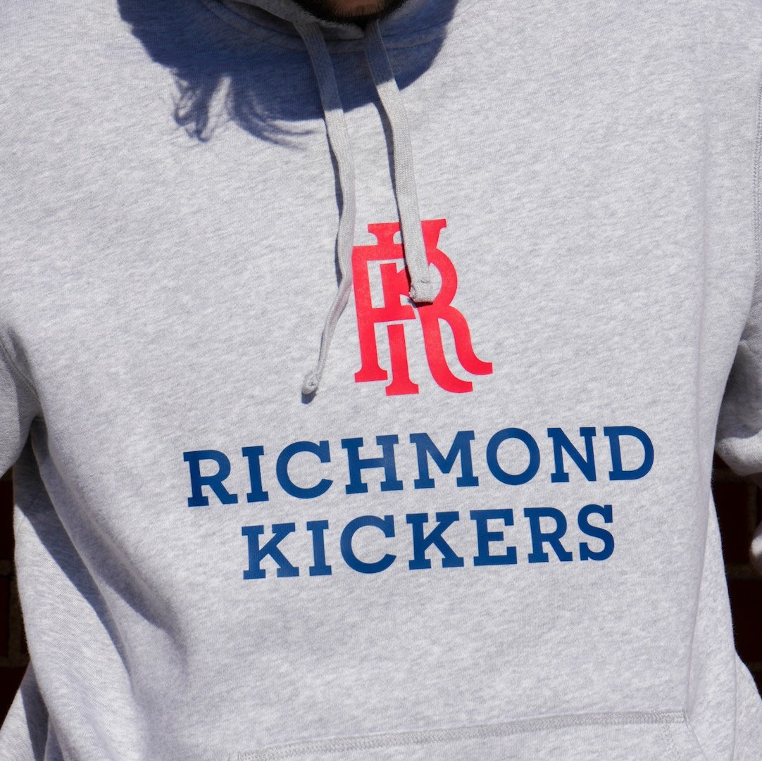 Toddler RK & Wordmark Grey Hoodie