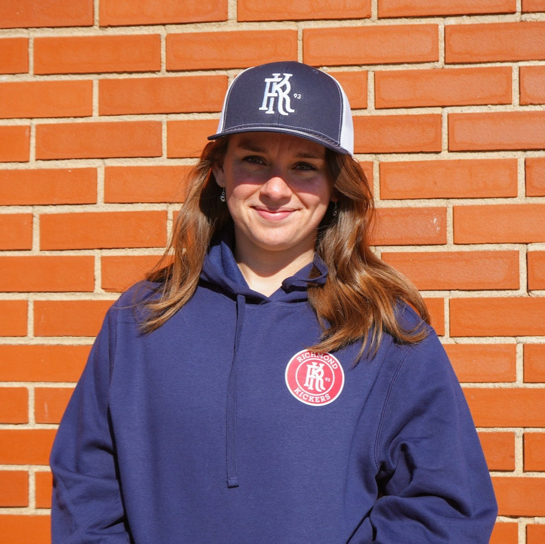 Toddler Primary Small Logo Navy Hoodie