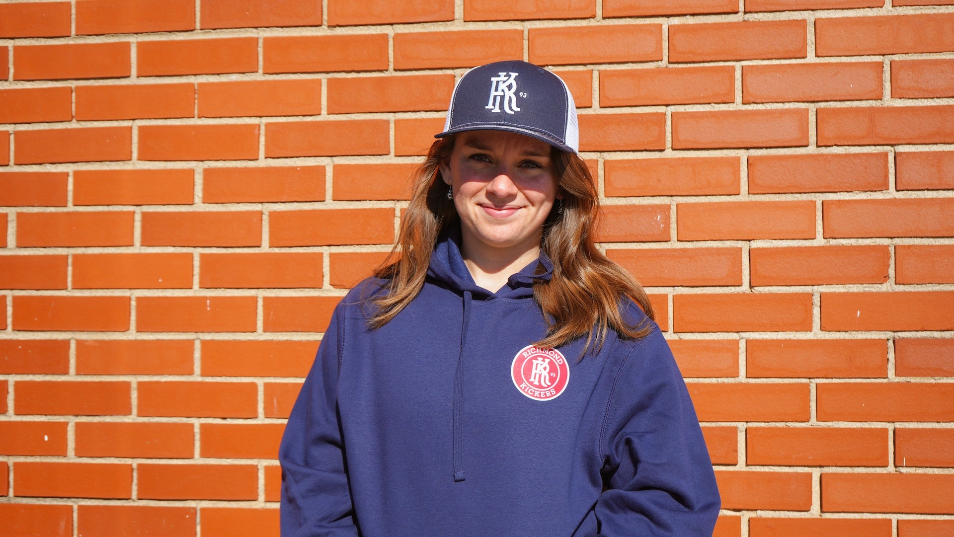 Toddler Primary Small Logo Navy Hoodie