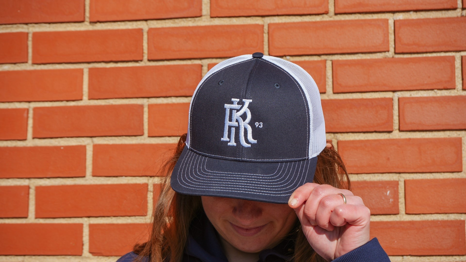 RK93 Navy Trucker Hat