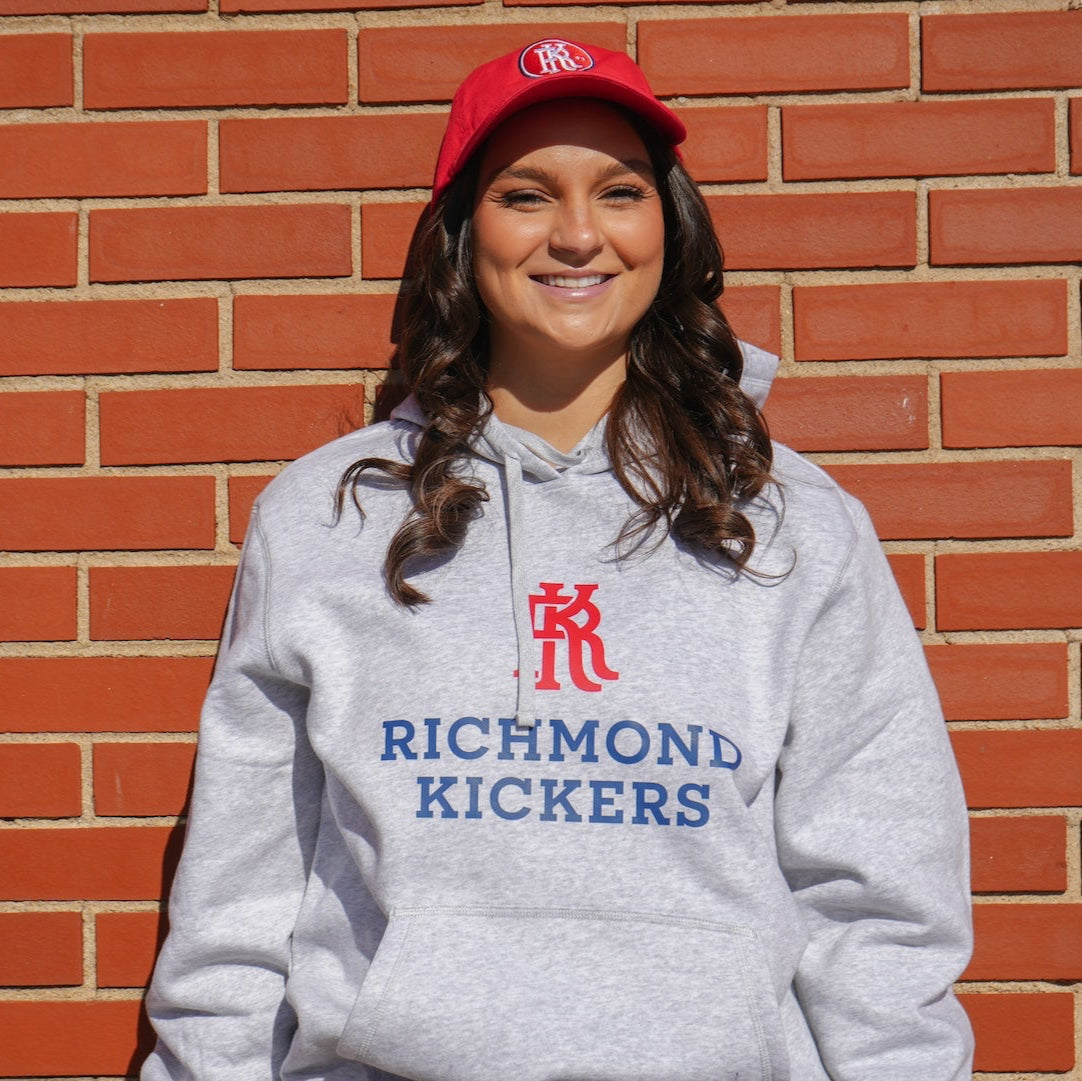 Toddler RK & Wordmark Grey Hoodie