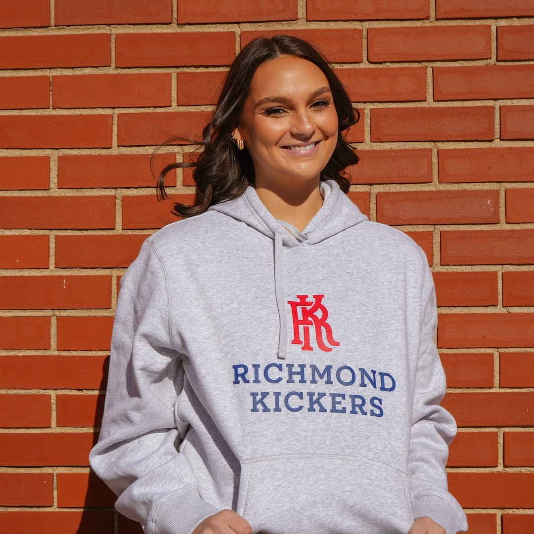 Toddler RK & Wordmark Grey Hoodie
