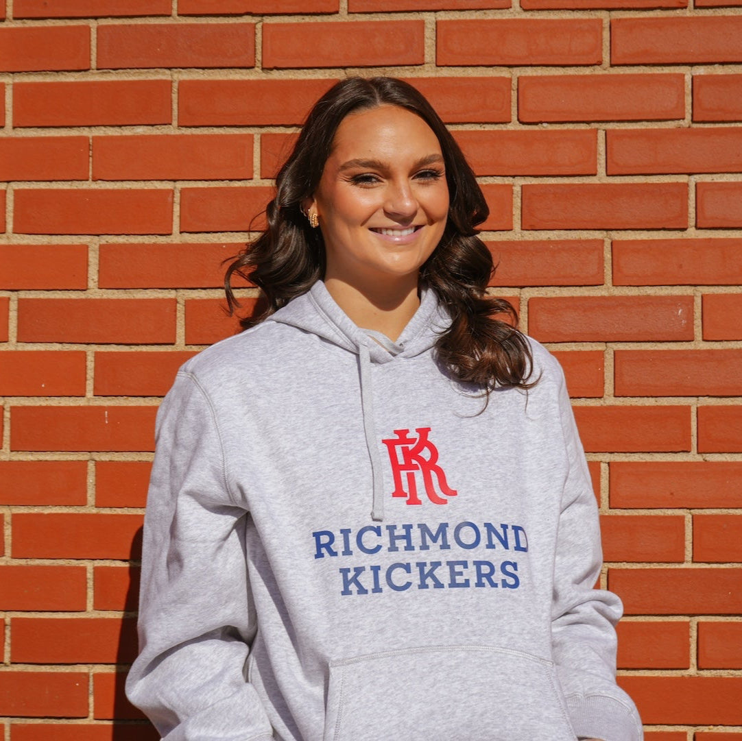 Toddler RK & Wordmark Grey Hoodie
