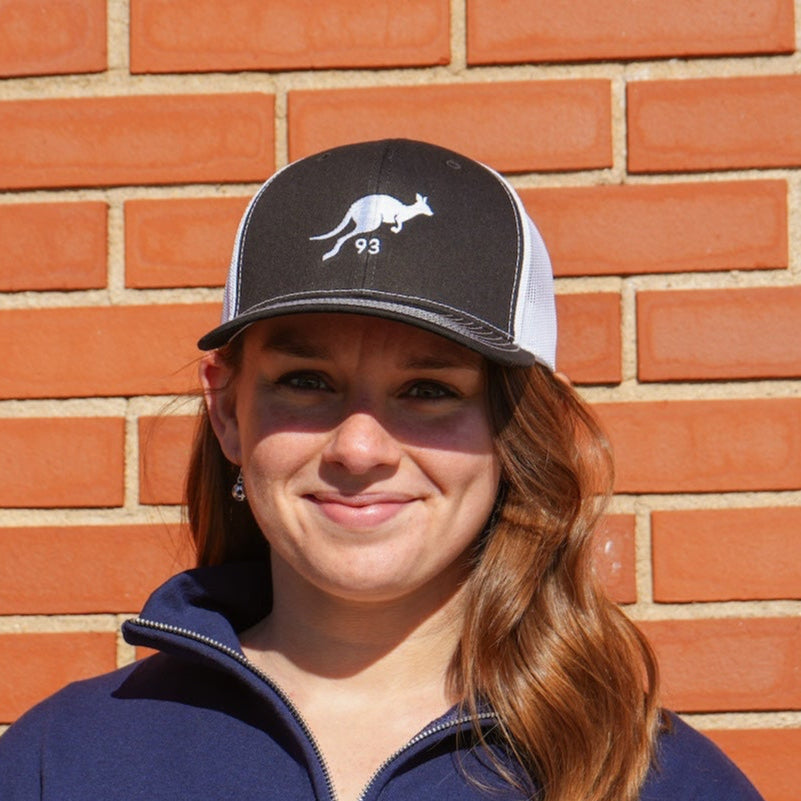 Roo Black Trucker Hat