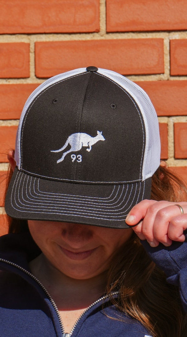 Roo Black Trucker Hat