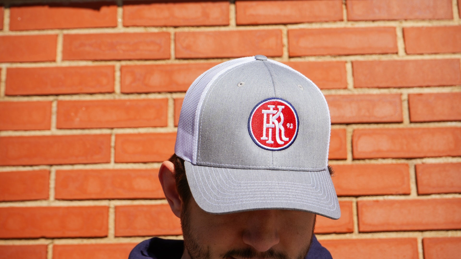 Secondary Logo Grey Trucker Hat