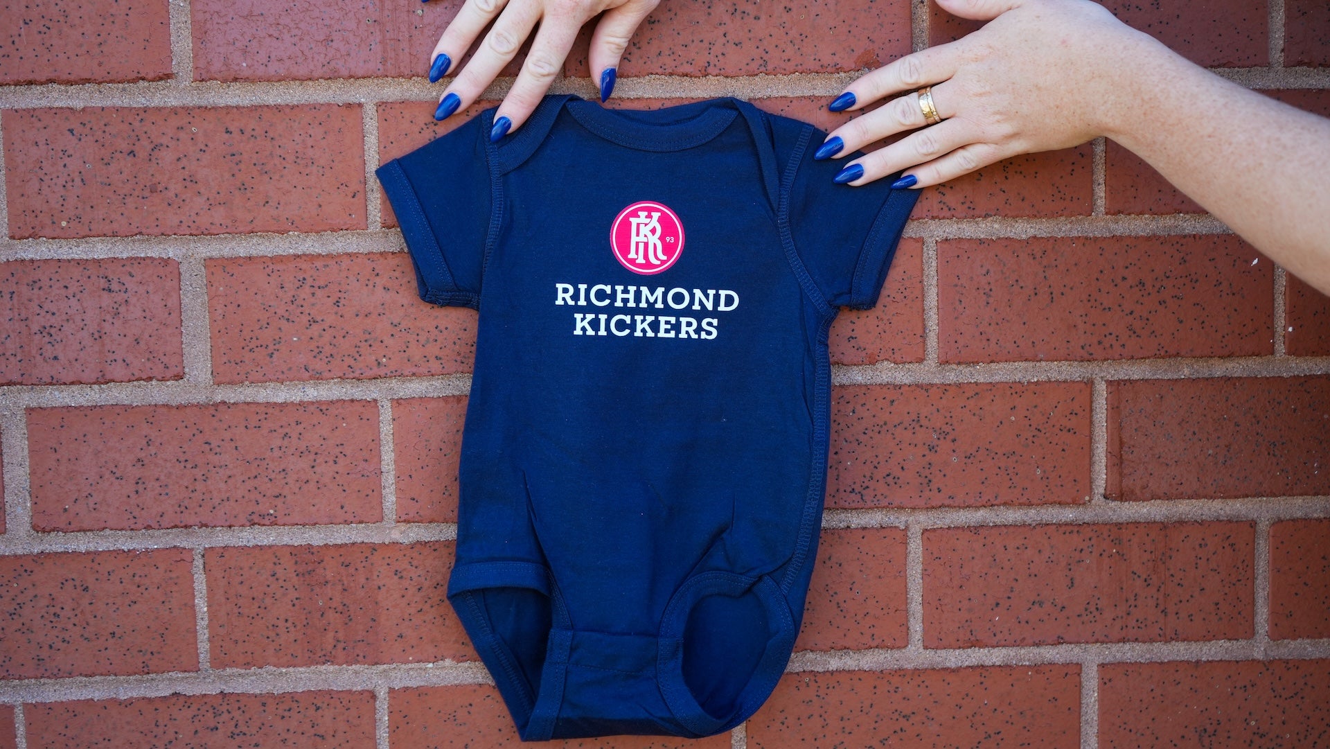 Navy Baby Onesie