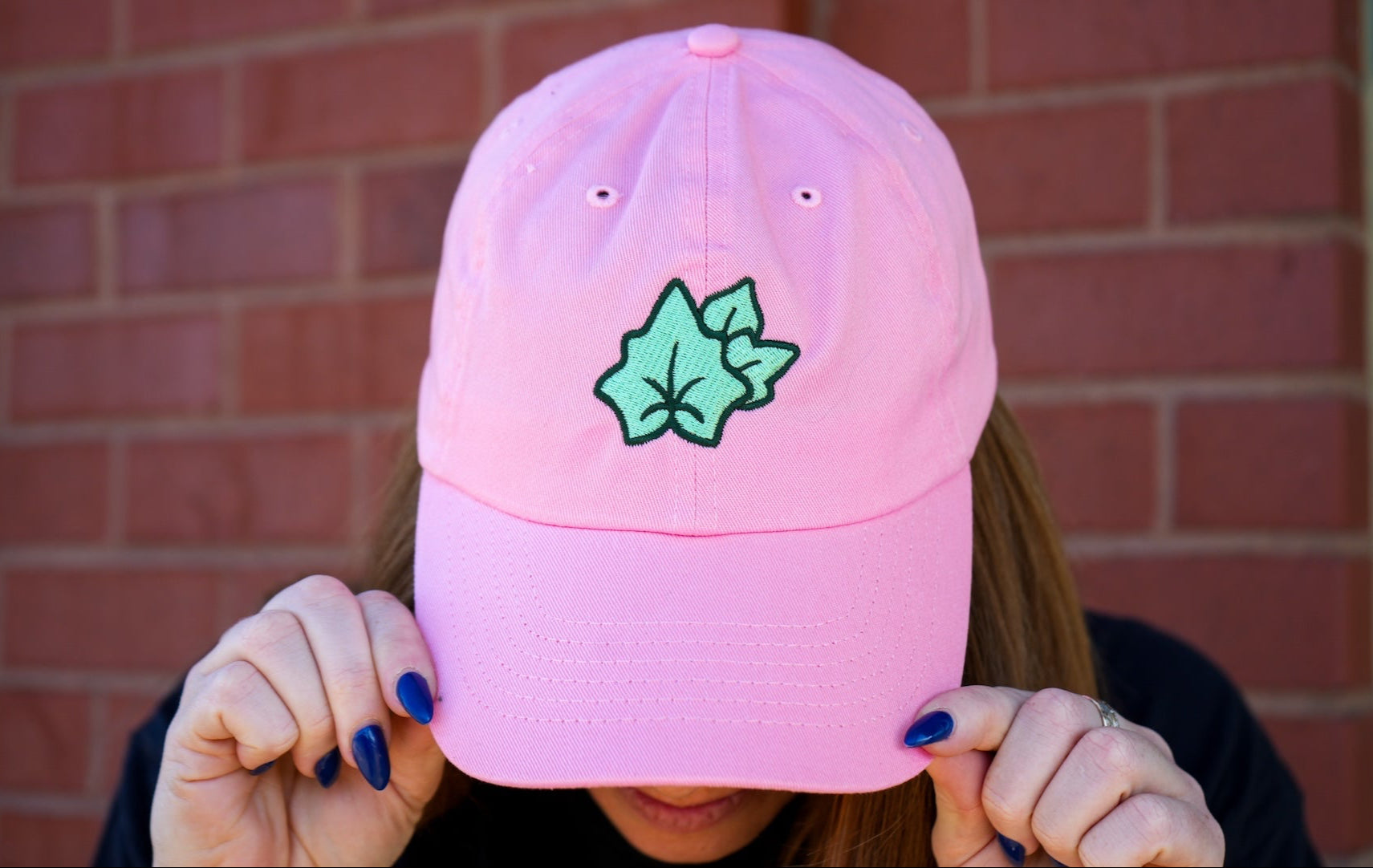 Ivy Pink & Mint Cluster Hat