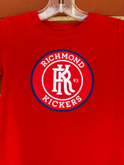 Youth Large Logo Red Tee