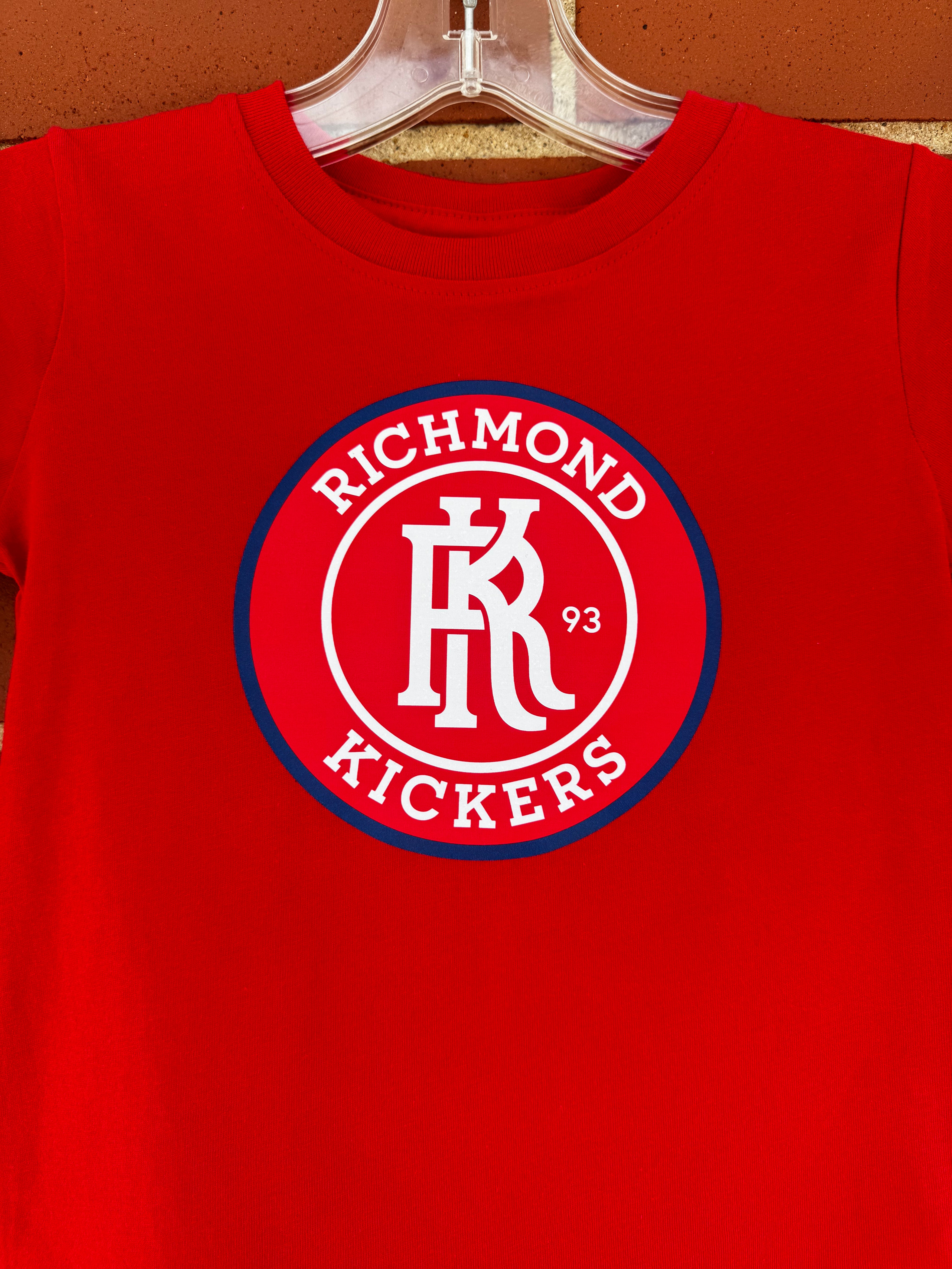 Youth Large Logo Red Tee