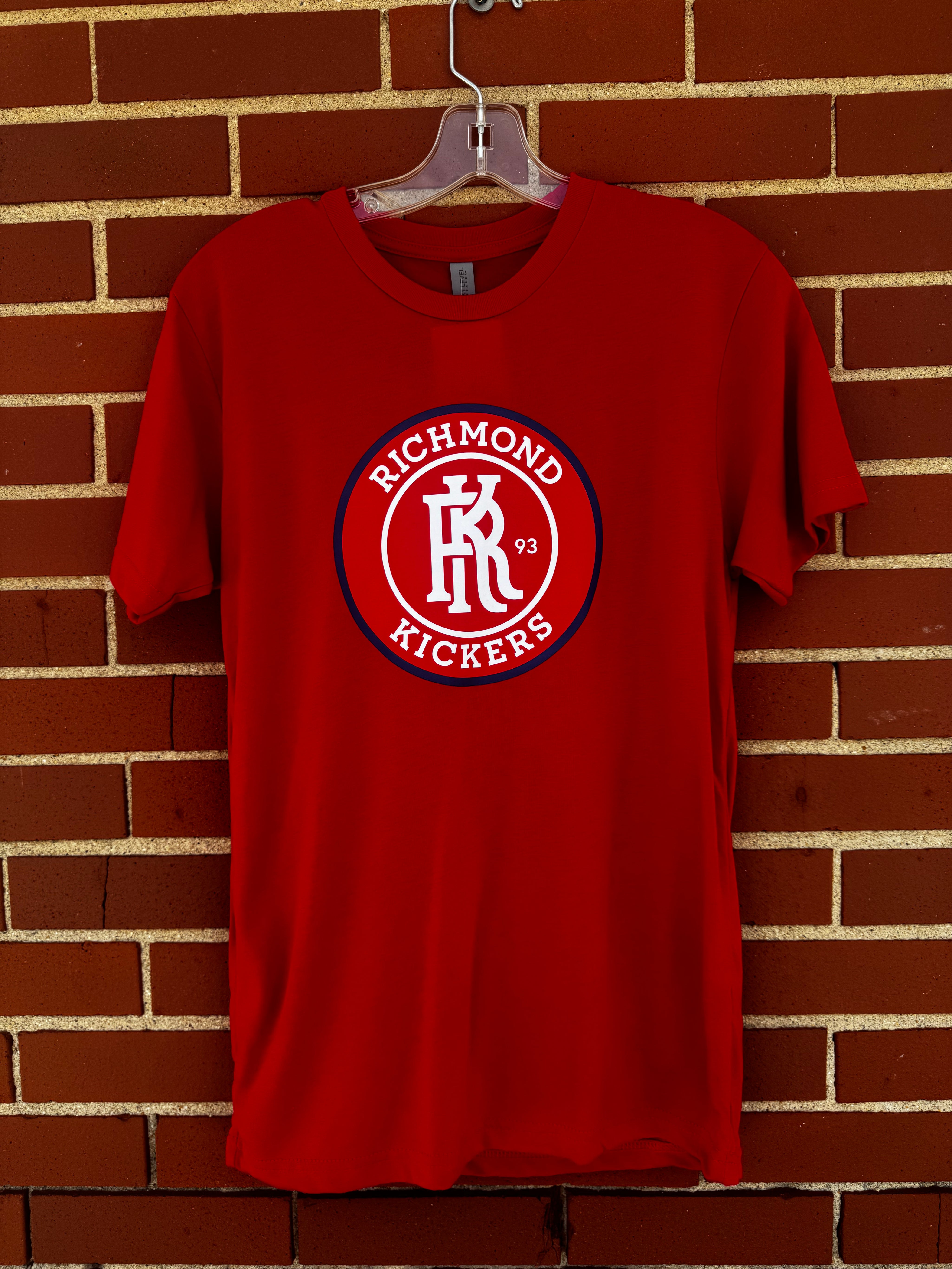 Adult Large Logo Red Tee