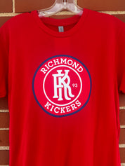 Adult Large Logo Red Tee