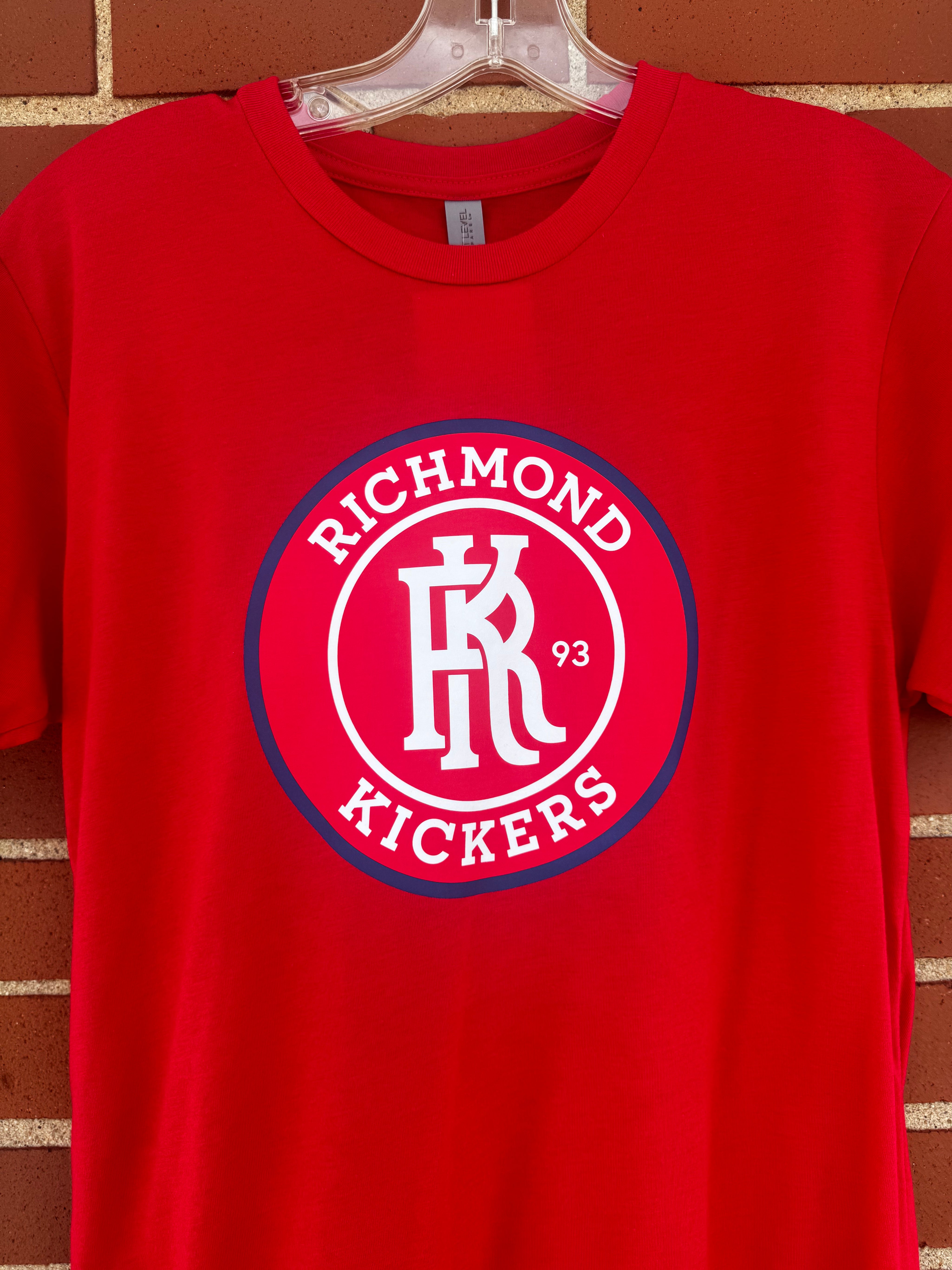 Adult Large Logo Red Tee