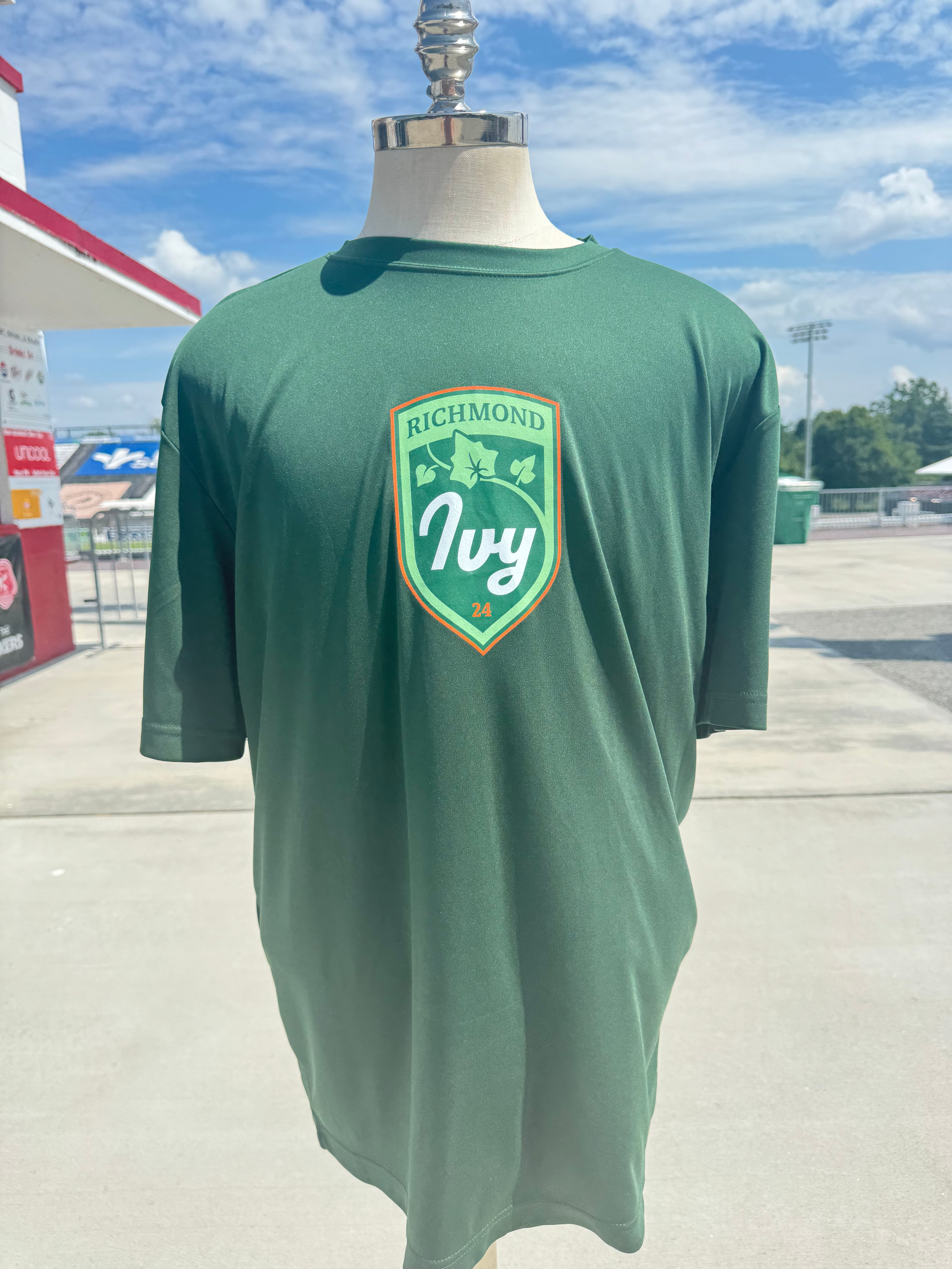 Adult Ivy Green Athletic Crest Tee