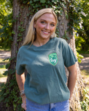 Ivy Crest Green Tee - Small Logo