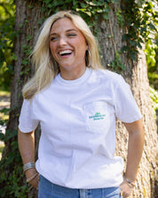 Ivy White Pocket Tee