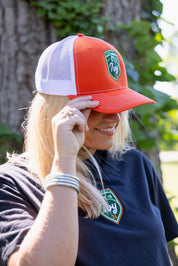 Ivy Crest Orange Trucker Hat