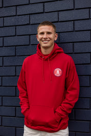 Red Primary Logo Hoodie - Adult