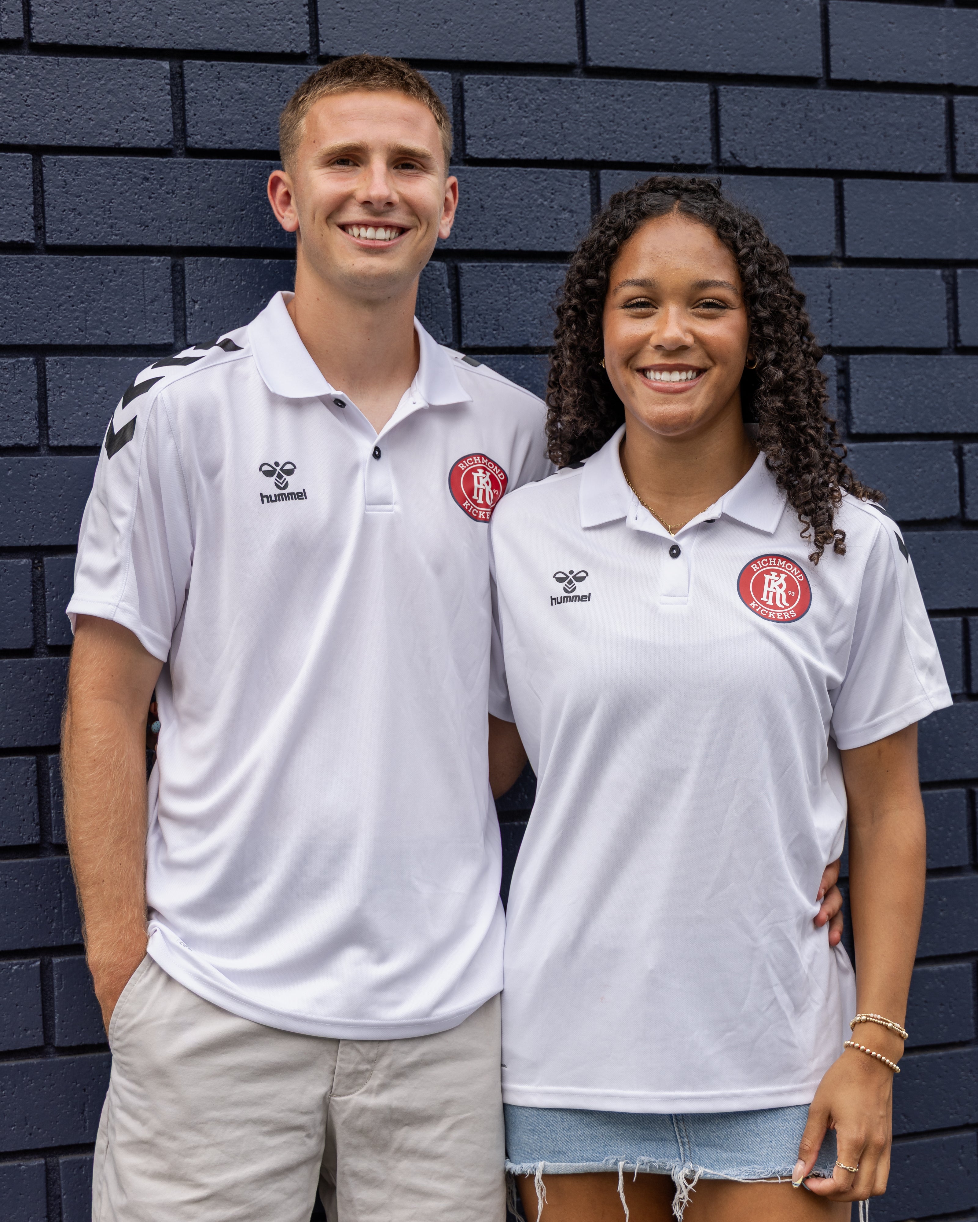 Men's White Hummel Polo - Kickers
