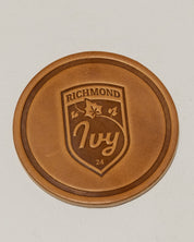Ivy Leather Coaster
