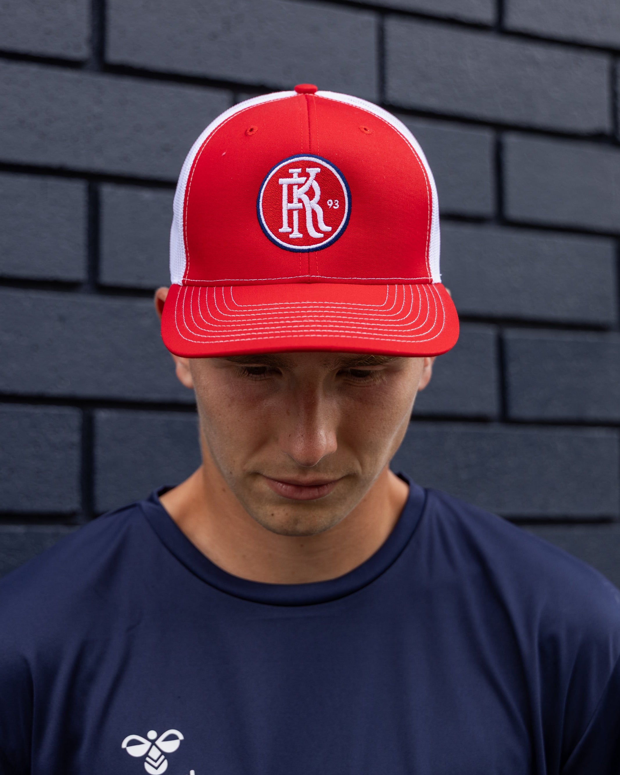 Red/White Secondary Logo Trucker Hat