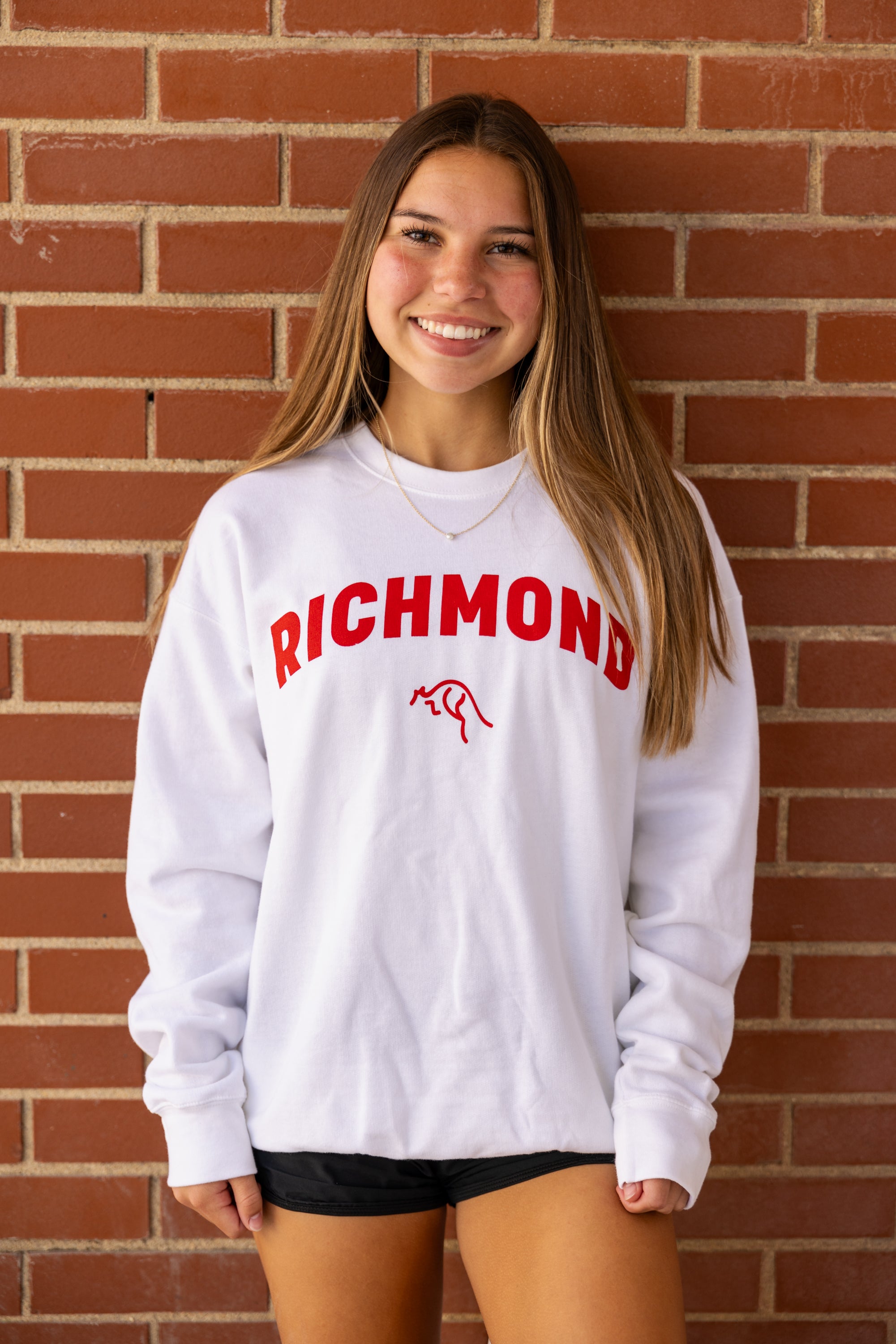 White Richmond Crewneck