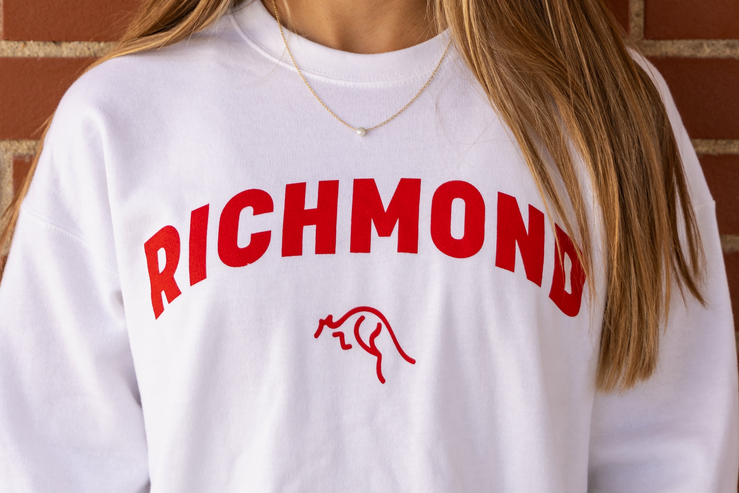 White Richmond Crewneck