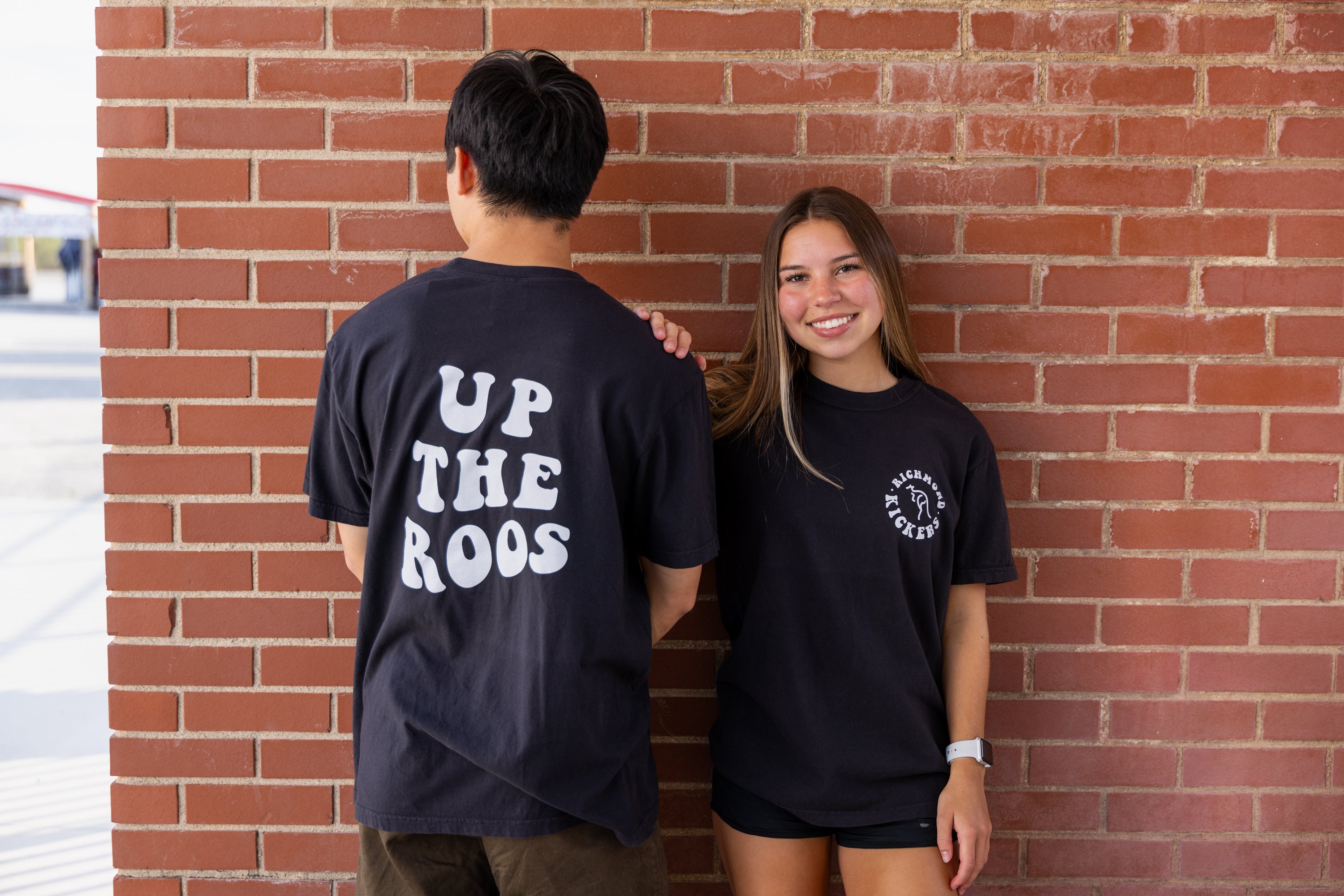 Black Up The Roos Tee