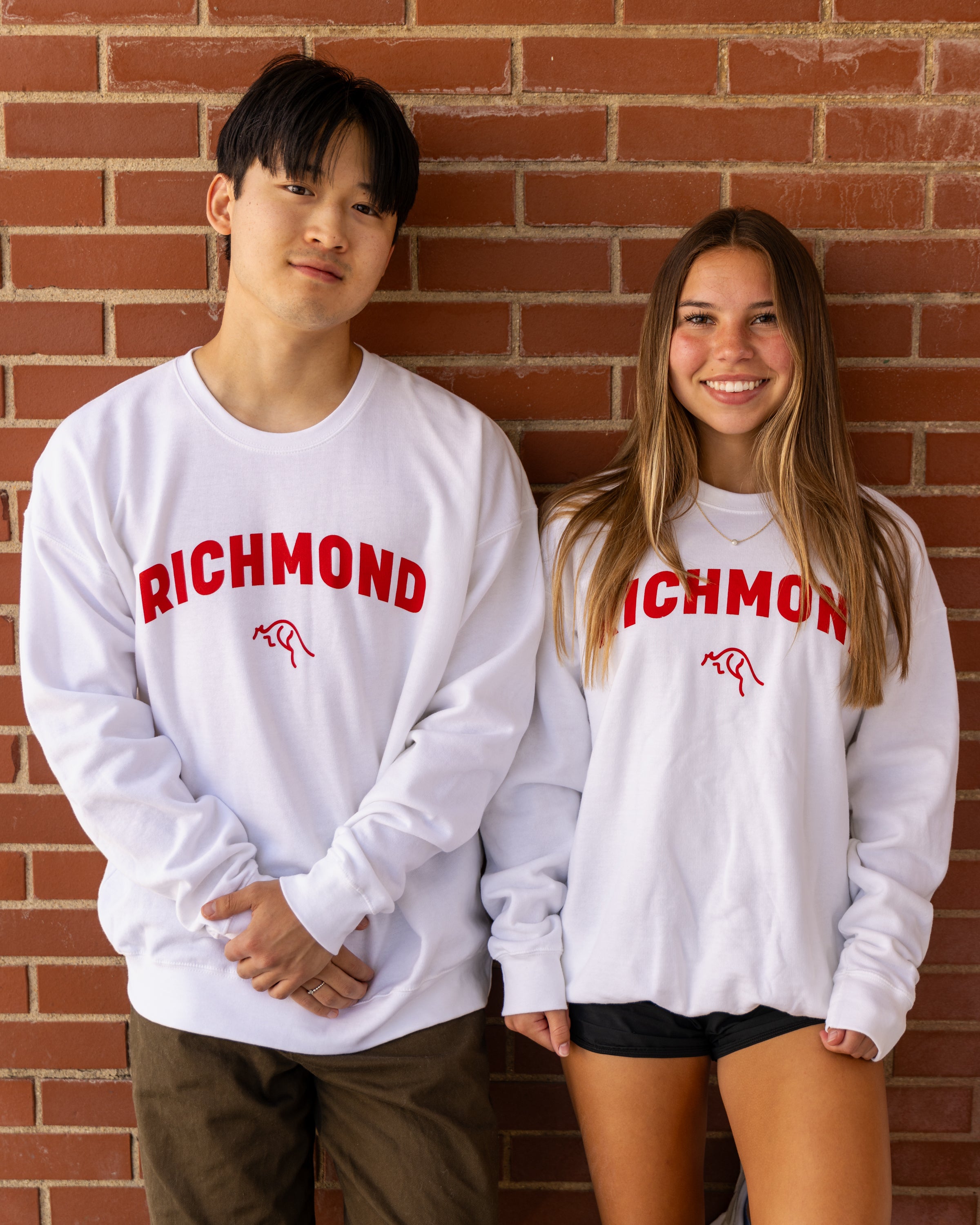 White Richmond Crewneck