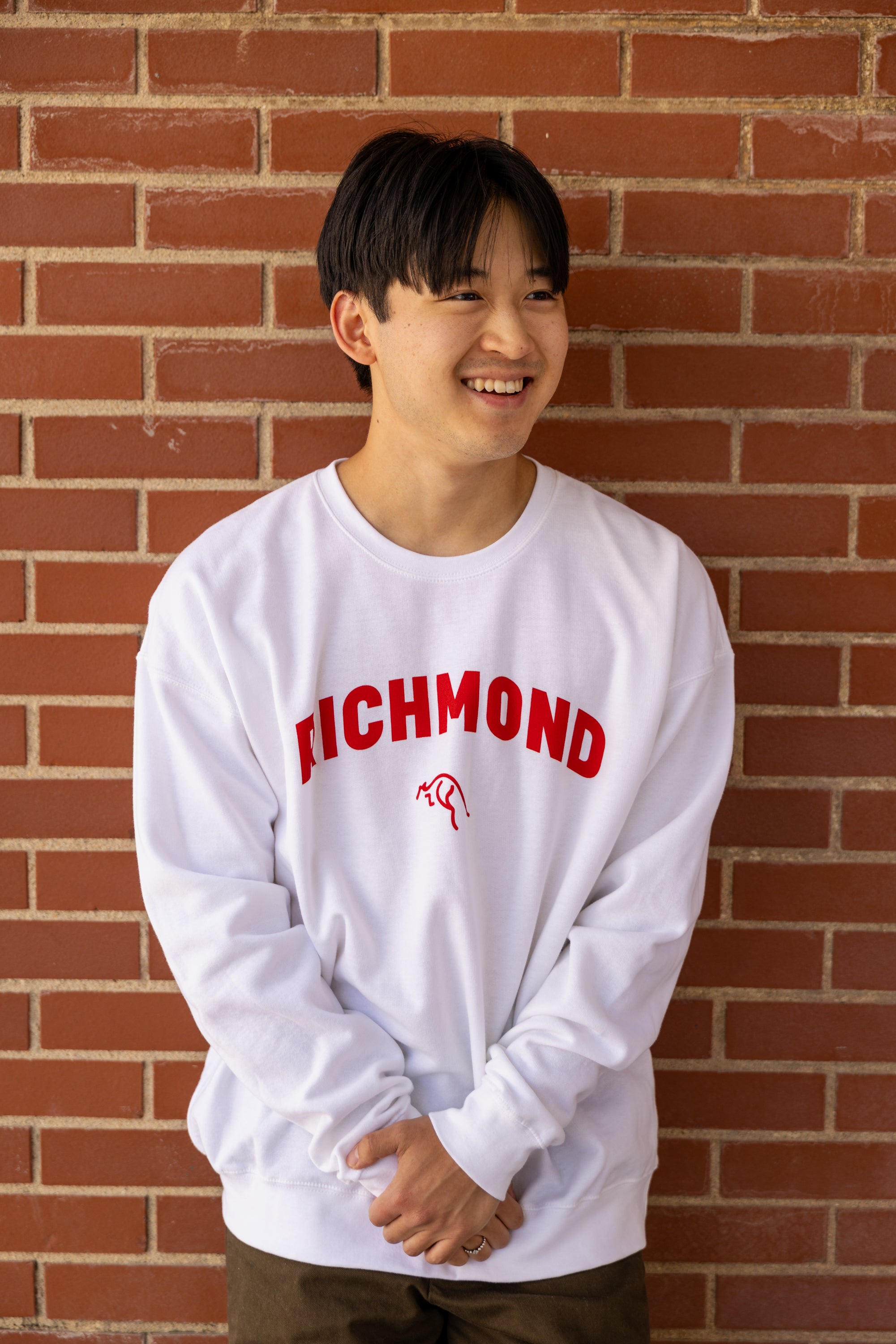 White Richmond Crewneck