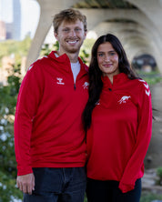 Men's Red 1/4 Zip - Hummel