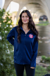 Youth Blue Full Zip - Hummel
