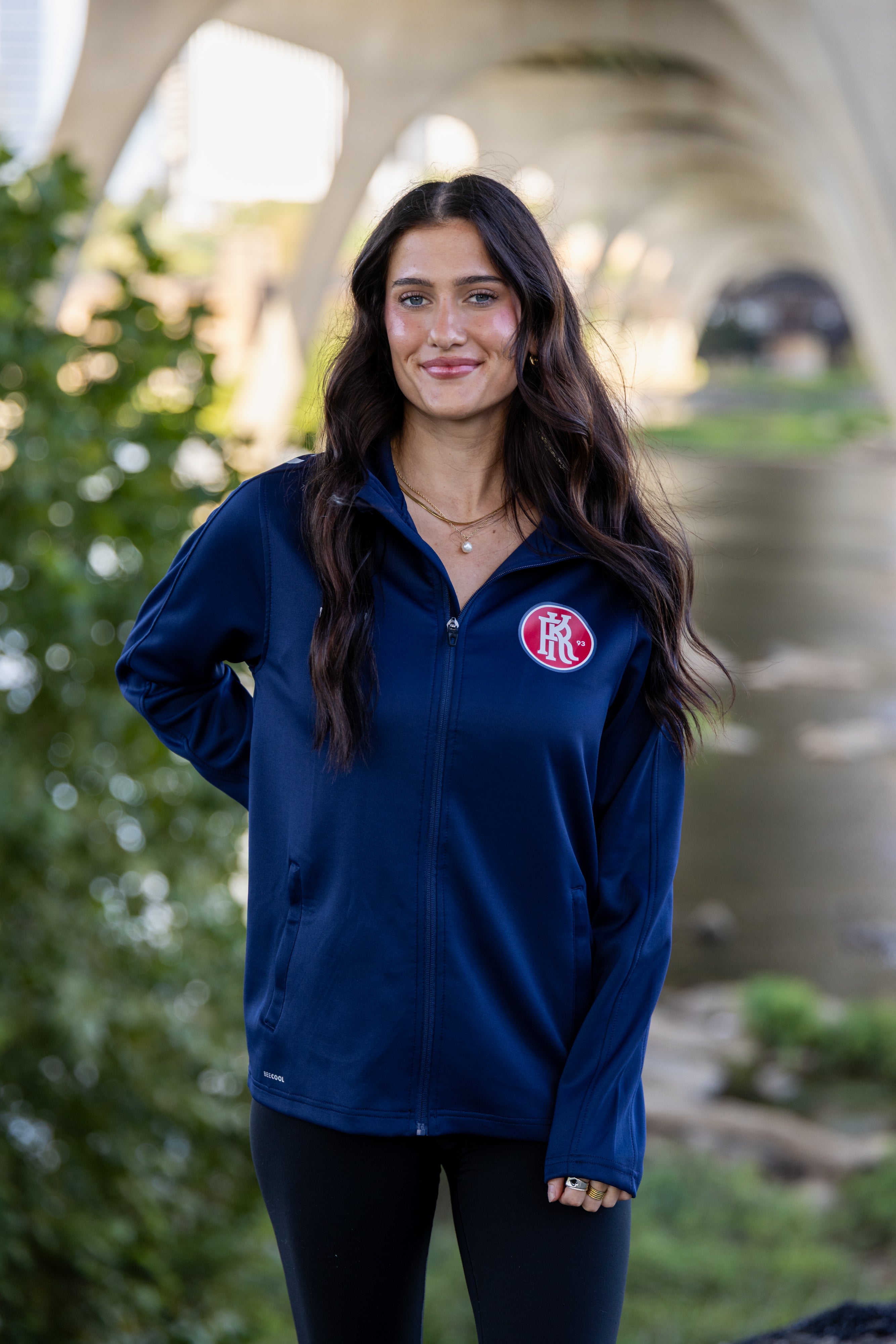 Youth Blue Full Zip - Hummel