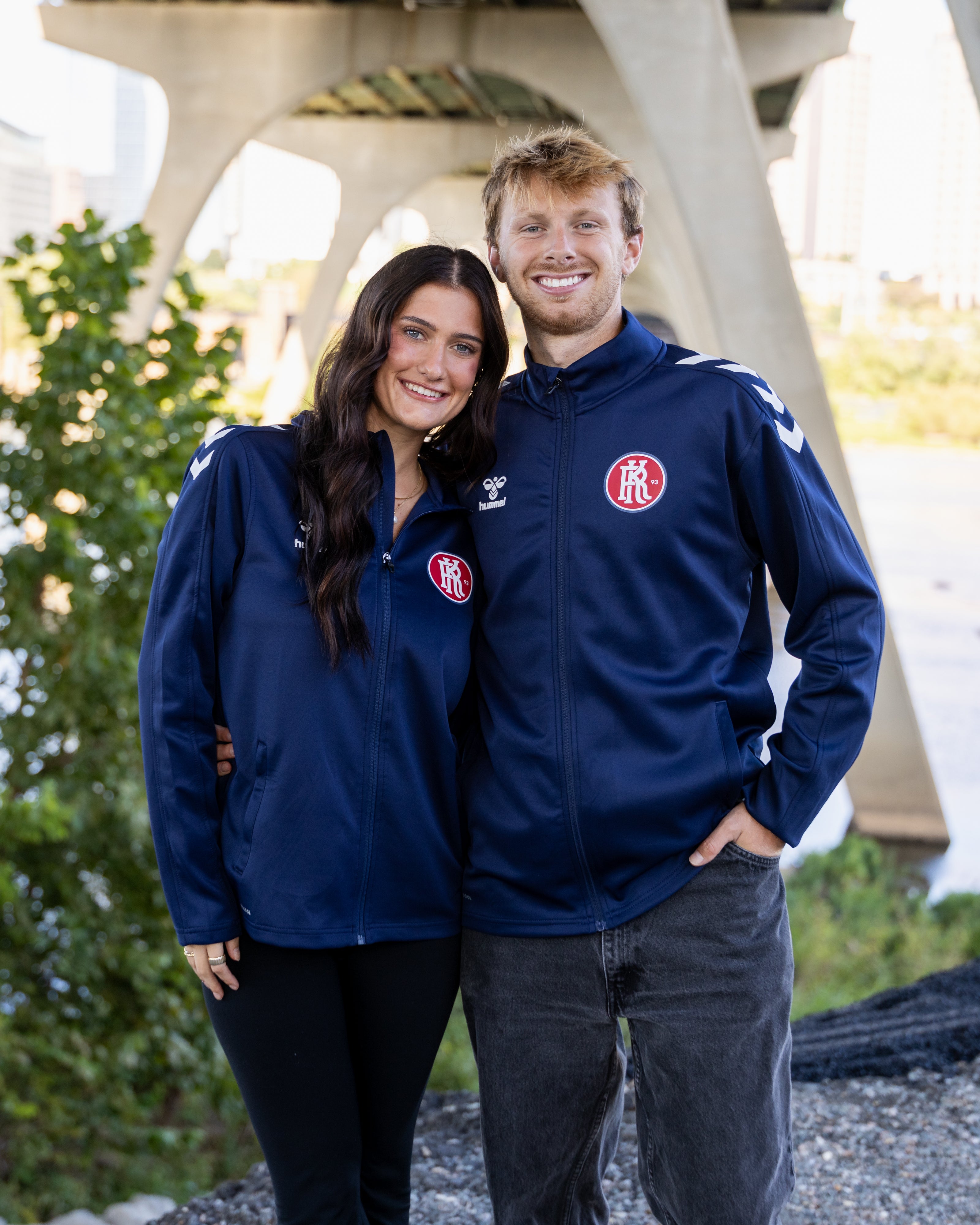 Youth Blue Full Zip - Hummel